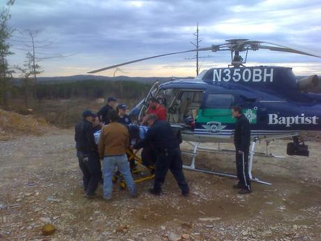 WPFD Rescue @ Wildland Medical Extraction 